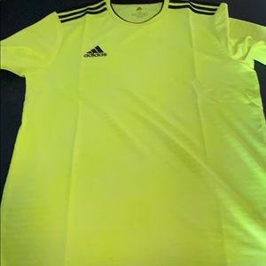 Neon adidas shirt